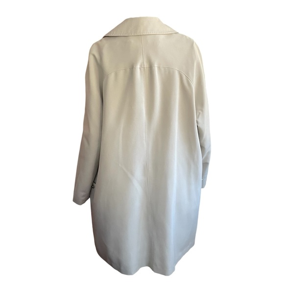 Forecaster of Boston Vintage Faux Fur Lined Long Cream Coat Women's Plus Size 16 - Picture 4 of 13